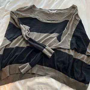 BCBGeneration baggy, off the shoulder top